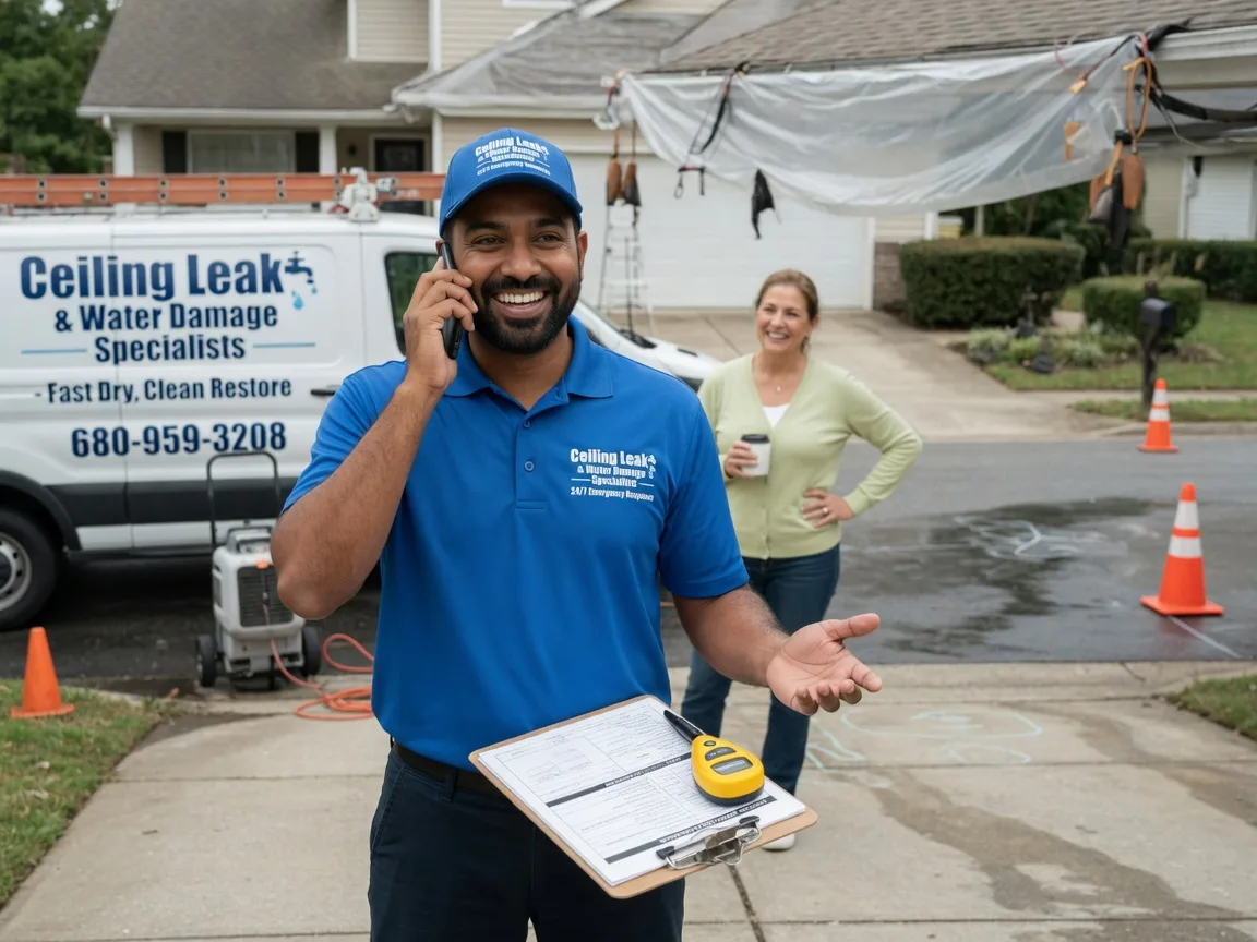 Ceiling Leak Cleanup North Matewan, WV FAQs